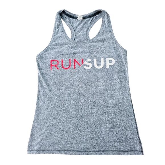 Alo -1603 Runsup Grey Tank Top Fits a Small - Picture 1 of 7